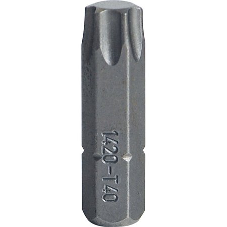 STAHLWILLE TOOLS Bit screwdriver TORX T 40 hex C 6, 3 L.25 mm 08130040